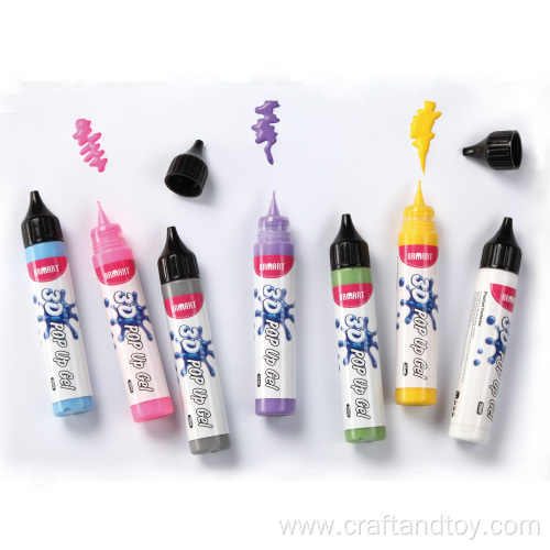 3D gel pen Pop up gel for decoration